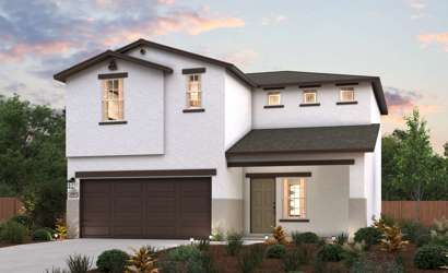 A house with a garage.