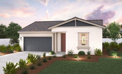 A house with a large front yard.