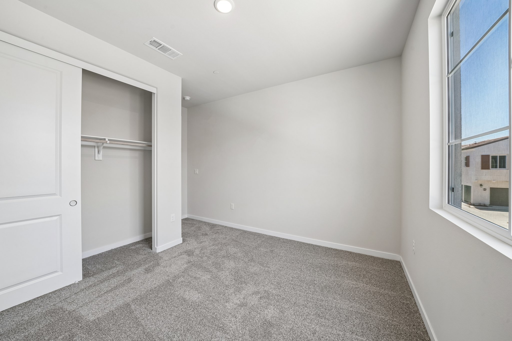 A room with white walls.