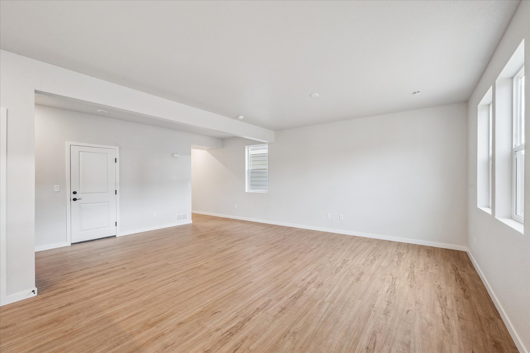 A room with white walls.