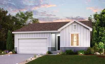 A house with a garage.