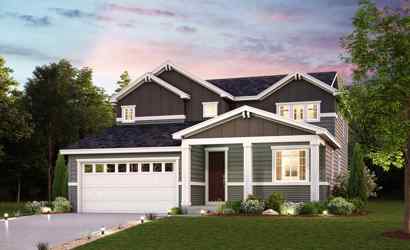 A house with a driveway.