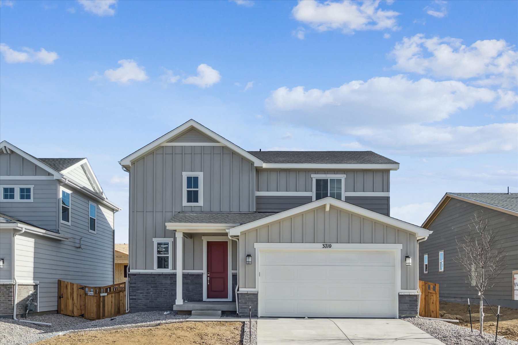 A house with garages and a garage.