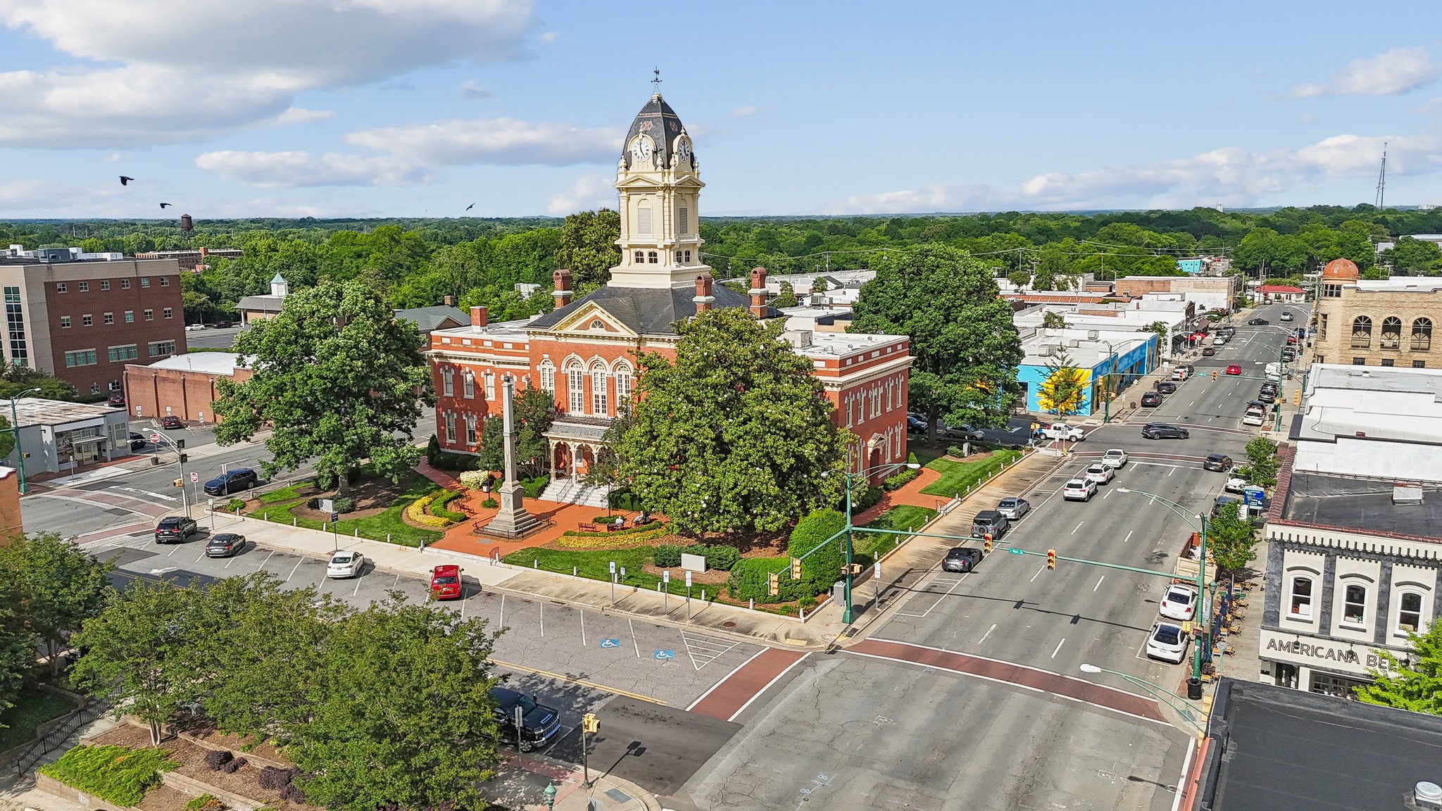 Downtown Monroe in NC