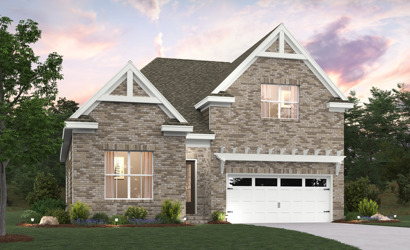 A house with a garage.