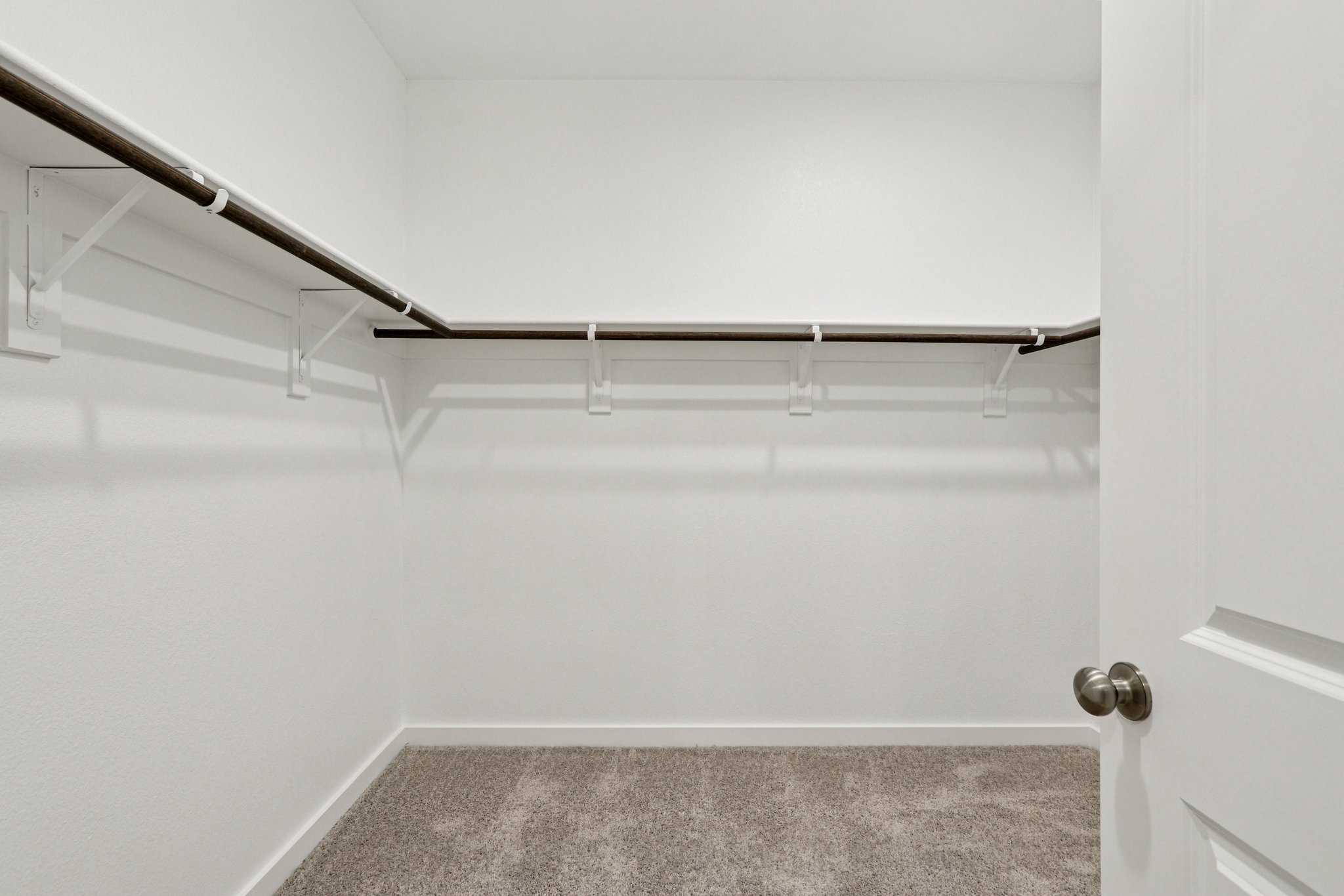 A staircase in a room.