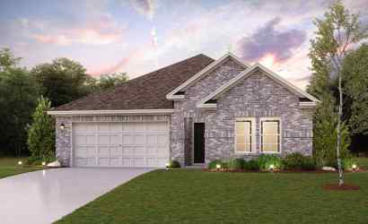 A house with a driveway.