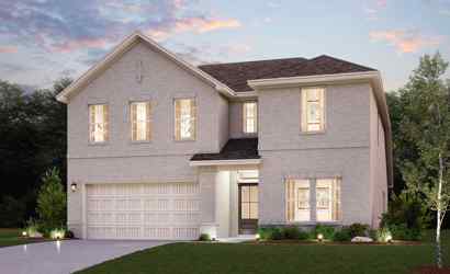 A house with a garage.