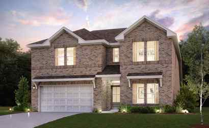 A house with a garage.