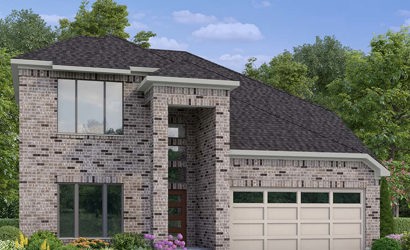 A house with a garage.