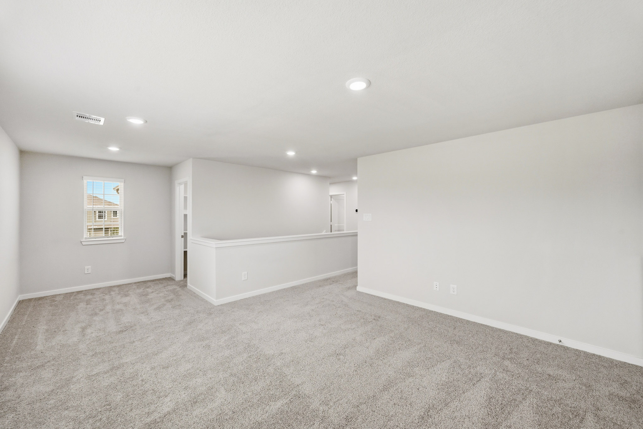A large empty room.