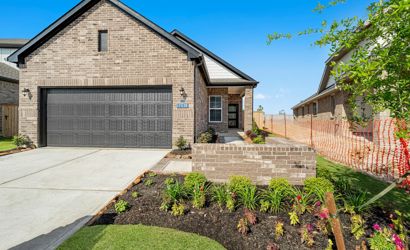 A house with a driveway.