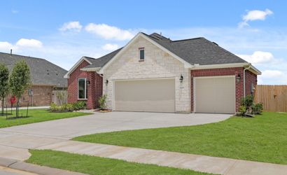 A house with a garage.