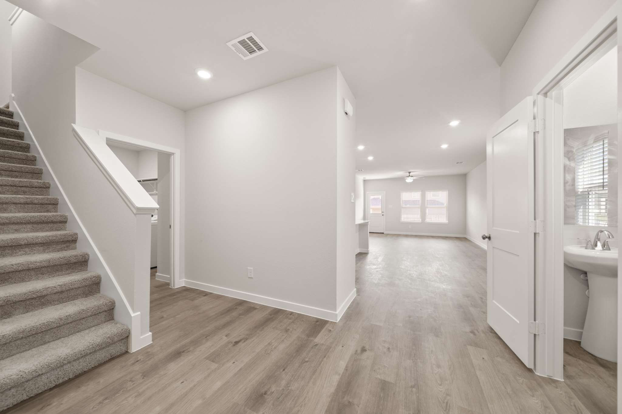 A large empty bathroom.