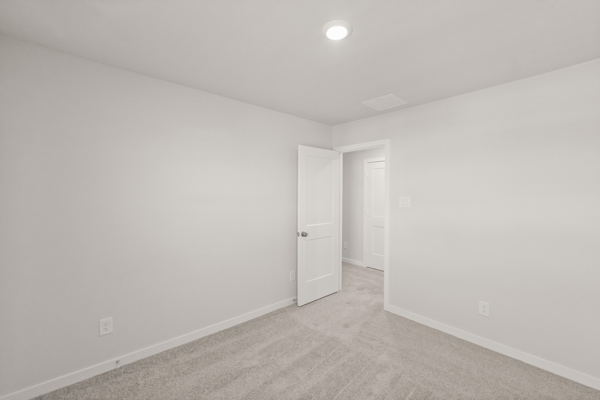 A room with white walls.