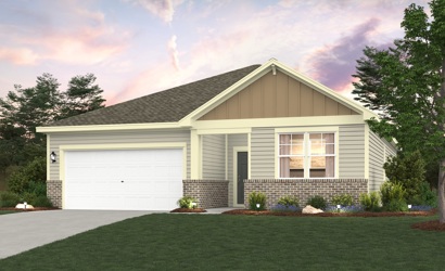 A house with a garage.