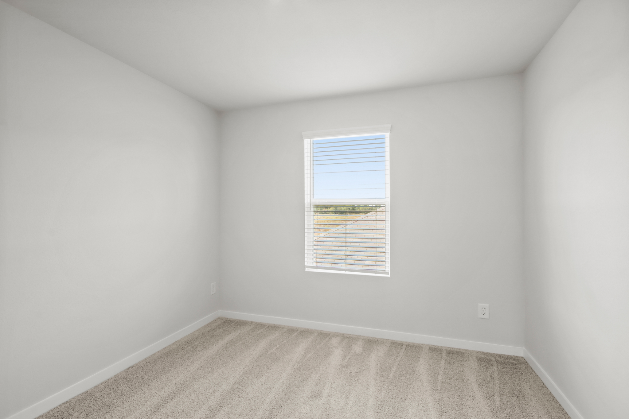 A room with a window.