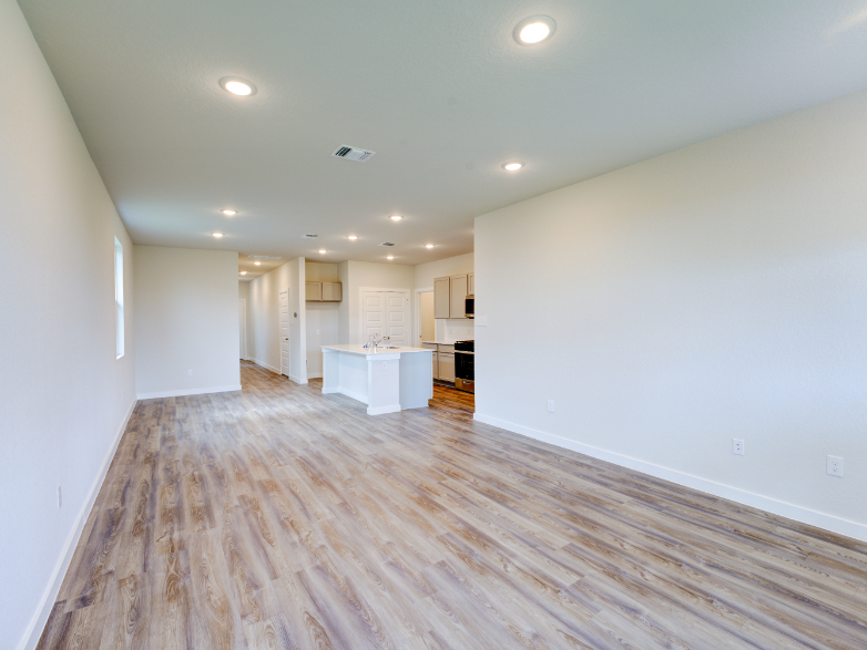 A room with white walls.