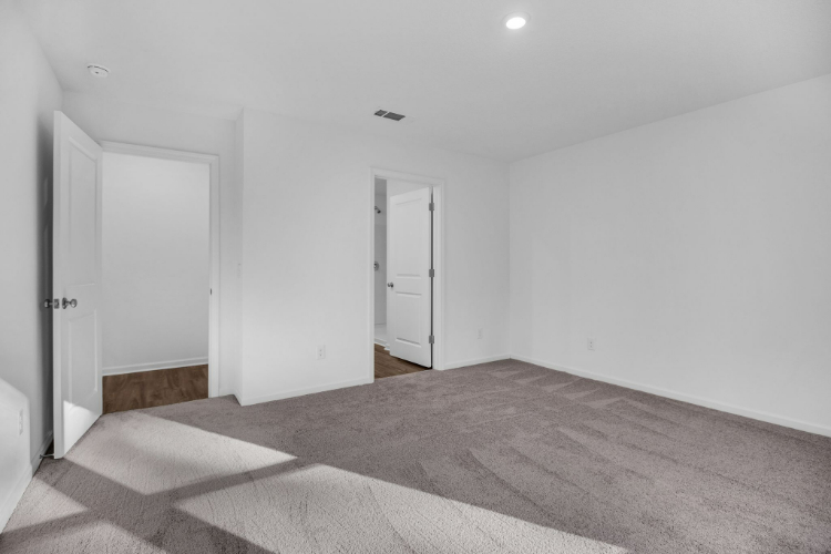 A room with white walls.