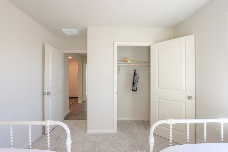 A room with white walls.